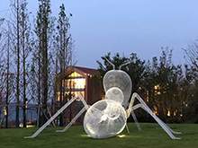 鐵藝鏤空大螞蟻造型鏤空動物編織造型擺件雕塑